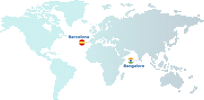 DigiMV Global Presence — Barcelona & Bangalore